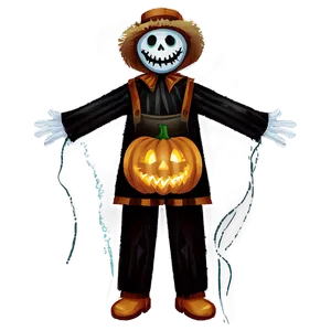 Halloween Scarecrow Png Xvy70 PNG image