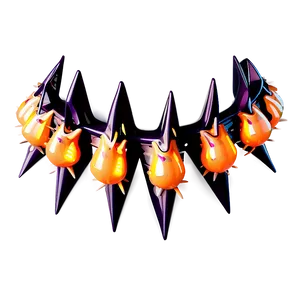 Halloween Spikes Decor PNG 06122024 PNG