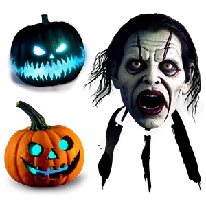 Halloween Terrifying Tales PNG Txy23 PNG
