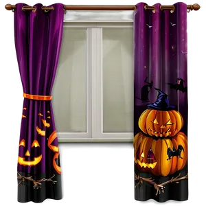 Halloween Theme Curtain Png Yac PNG image