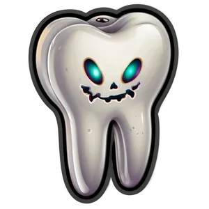 Halloween Tooth Clipart Png 06272024 PNG image