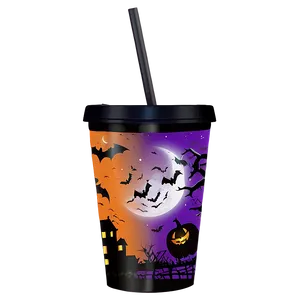 Halloween Tumbler Cup PNG Frq