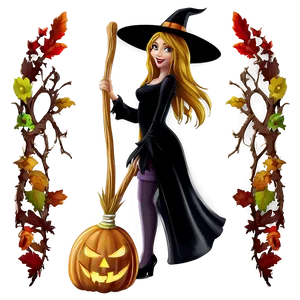 Halloween Witch Broom Png 04292024 PNG image