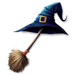 Halloween Witch Broom Png Uqx54 PNG image