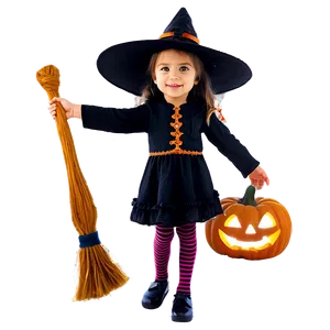 Halloween Witch Girl PNG 97