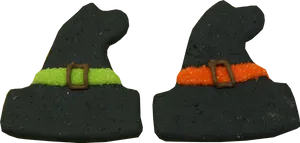 Halloween Witch Hat Cookies PNG image