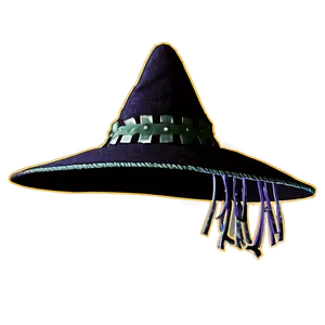 Halloween Witch Hat PNG 05062024