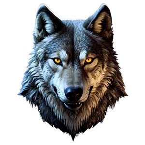 Halloween Wolf Head Spooky PNG Pqh PNG