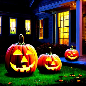Halloween Yard Decor Ideas PNG 06212024