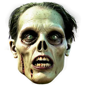 Halloween Zombie Face Png 10 PNG image