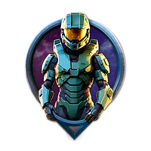 Halo D PNG image