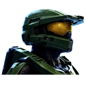 Halo Game Master Chief Profile PNG Ghu PNG
