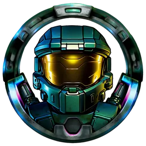 Halo Master Chief Detailed PNG Uao