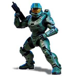 Halo Master Chief Epic Stance Png Mir32 PNG image