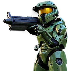 Halo Master Chief Retro Png Ejy16 PNG image