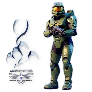 Halo Master Chief Retro Png Xig8 PNG image