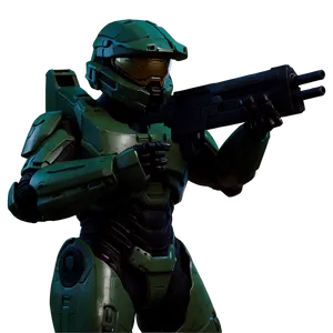 Halo Master Chief Silhouette Png Fxr PNG image