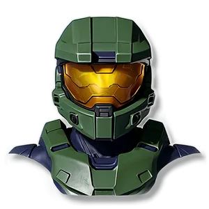 Halo Master Chief Simple Design PNG 65