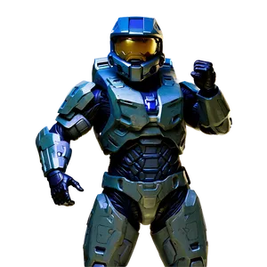 Halo Master Chief Victory Pose PNG 06252024