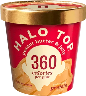 Halo Top Peanut Butter Jelly Ice Cream