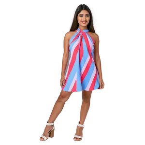 Halter Neck Dress PNG 65