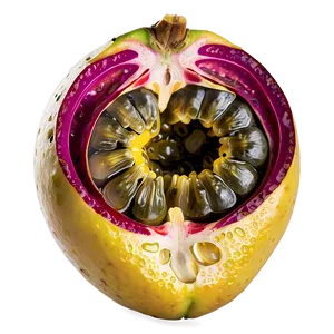 Halved Passion Fruit Png 57 PNG image