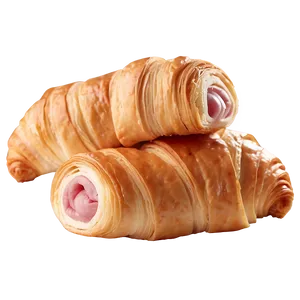 Ham And Cheese Croissant PNG 05212024