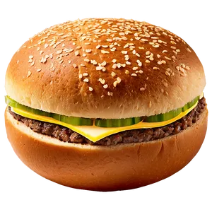 Hamburger Buns Bread PNG Opq