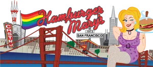 Hamburger Marys San Francisco Illustration PNG image