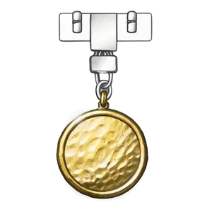Hammered Gold Plate PNG 06262024