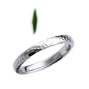 Hammered Silver Ring PNG 98