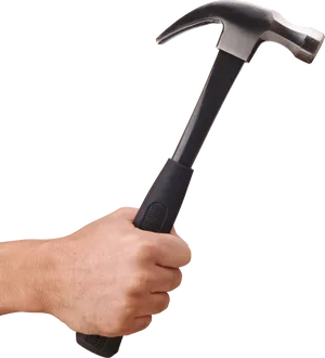 Hammerin Hand Isolatedon Black