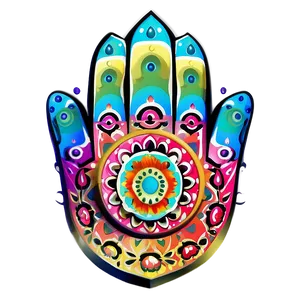 Hamsa Hand Boho Style Png Mhx PNG image