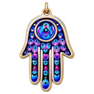 Hamsa Hand Charm Png 06252024 PNG image