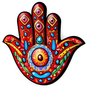 Hamsa Hand Ethnic Design Png Ctp PNG image