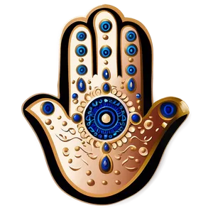 Hamsa Hand Ethnic Design Png Jei70 PNG image