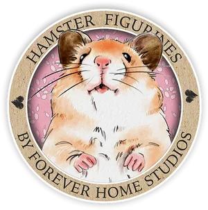 Hamster Figurines Forever Home Studios PNG image