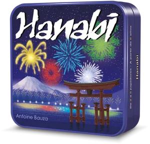 Hanabi Board Game Cover Art PNG image