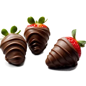 Hand-dipped Chocolate Strawberry Png 06272024 PNG image