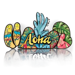 Hand-drawn Aloha Quote Png 62 PNG image