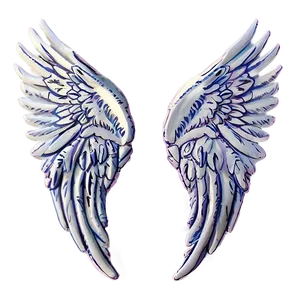 Hand-drawn Angel Wings Model Png Ebl57 PNG image