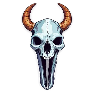 Hand-drawn Animal Skull PNG 24 PNG