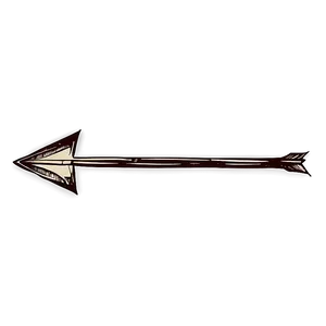 Hand Drawn Arrow D PNG image