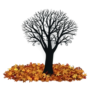 Hand Drawn Autumn Tree PNG 06122024 PNG