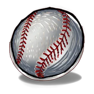 Hand-drawn Baseball Stitch Png 35 PNG image