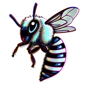 Hand-drawn Bee PNG Wge PNG