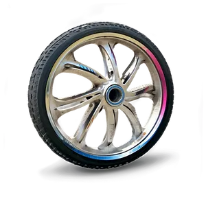 Hand Drawn Bike Wheel PNG 06282024 PNG