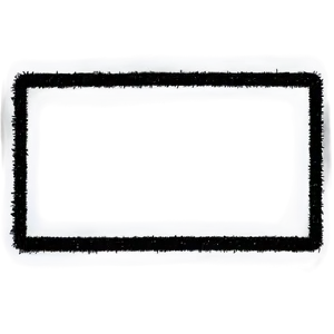 Hand-drawn Black Scribble Border PNG 44
