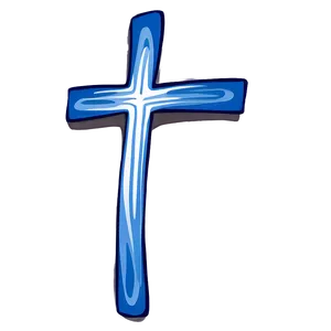 Hand-drawn Blue Cross PNG 92 PNG