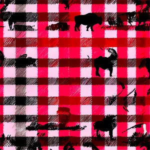 Hand Drawn Buffalo Plaid Png Vwf PNG image